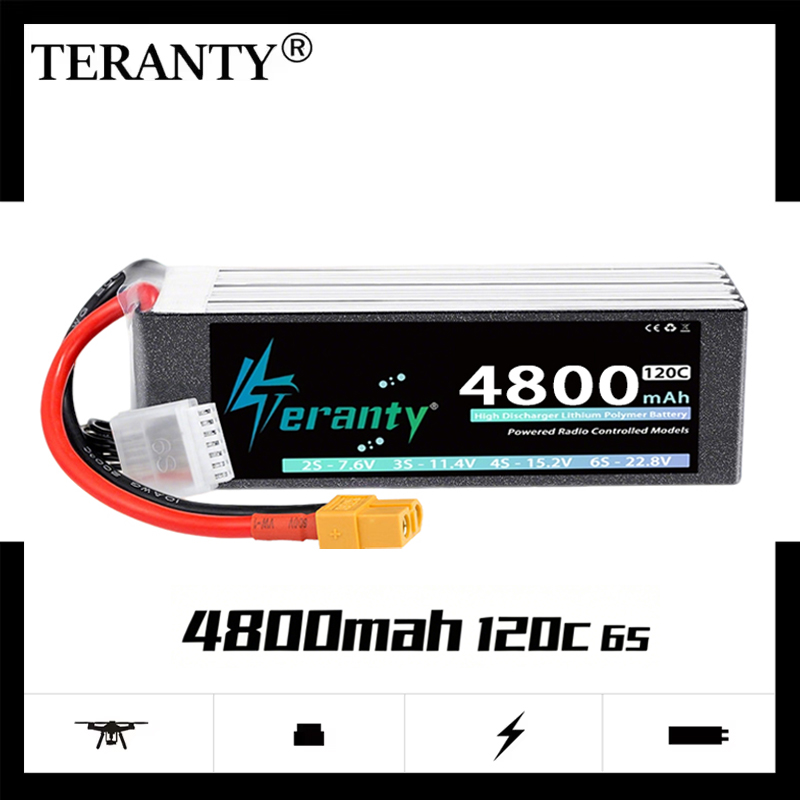 Drone Battery Connector - TERANTY 6S 4800mAh Lipo Battery 22.8V