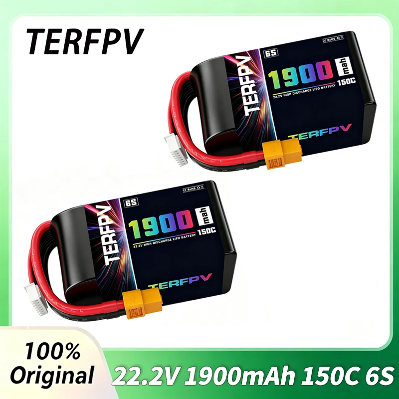 1/2Pcs TERFPV Lipo 6S 1900mAh  - огляд і ціна Drone Battery 6S