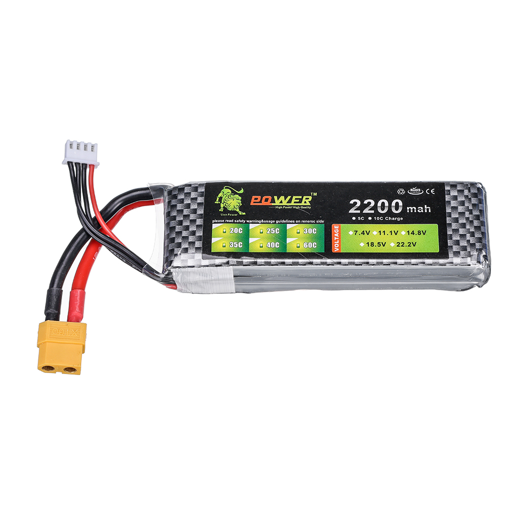 3S 11.1V 35C Lipo Battery 2200 - огляд і ціна Drone Battery 3S