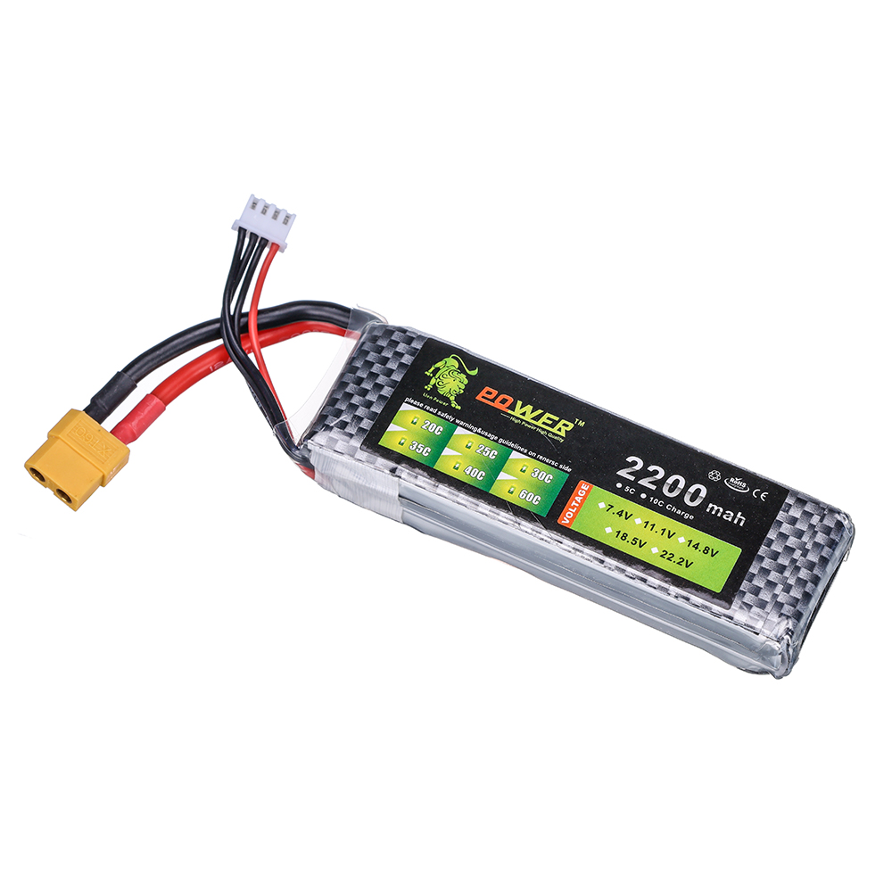 3S 11.1V 35C Lipo Battery 2200 - огляд і ціна Drone Battery 3S
