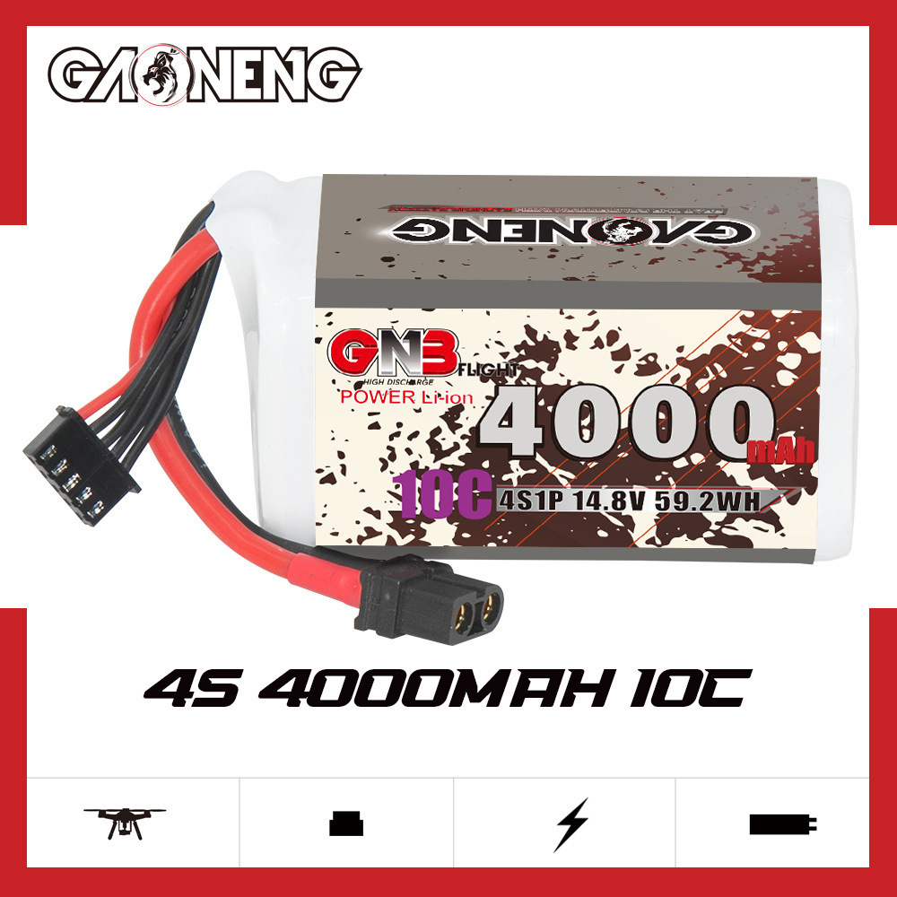 GNB 4000mAh 4S 14.8V 10C 20C W - огляд і ціна Drone Battery 4S