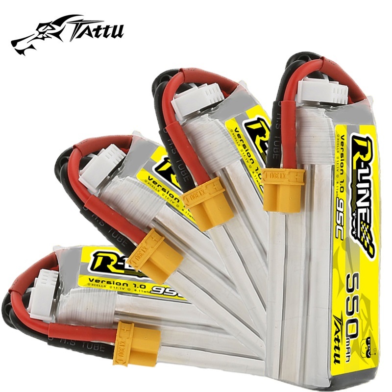 Upgrade TATTU R-LINE 1.0 550mA - огляд і ціна Drone Battery 3S