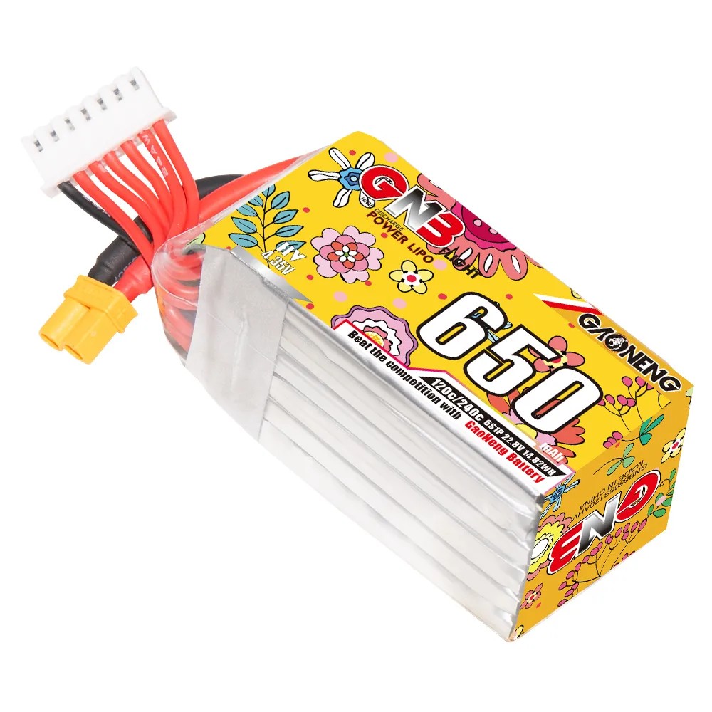 GAONENG 6S 650mAh LiHV 22.8V 1 - огляд і ціна Drone Battery 6S