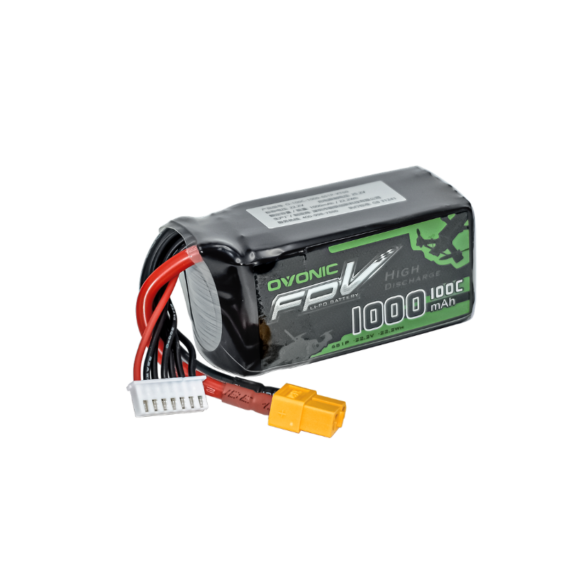 2Pcs OVONIC 1000mAh 100C 22.2V - огляд і ціна Drone Battery 6S