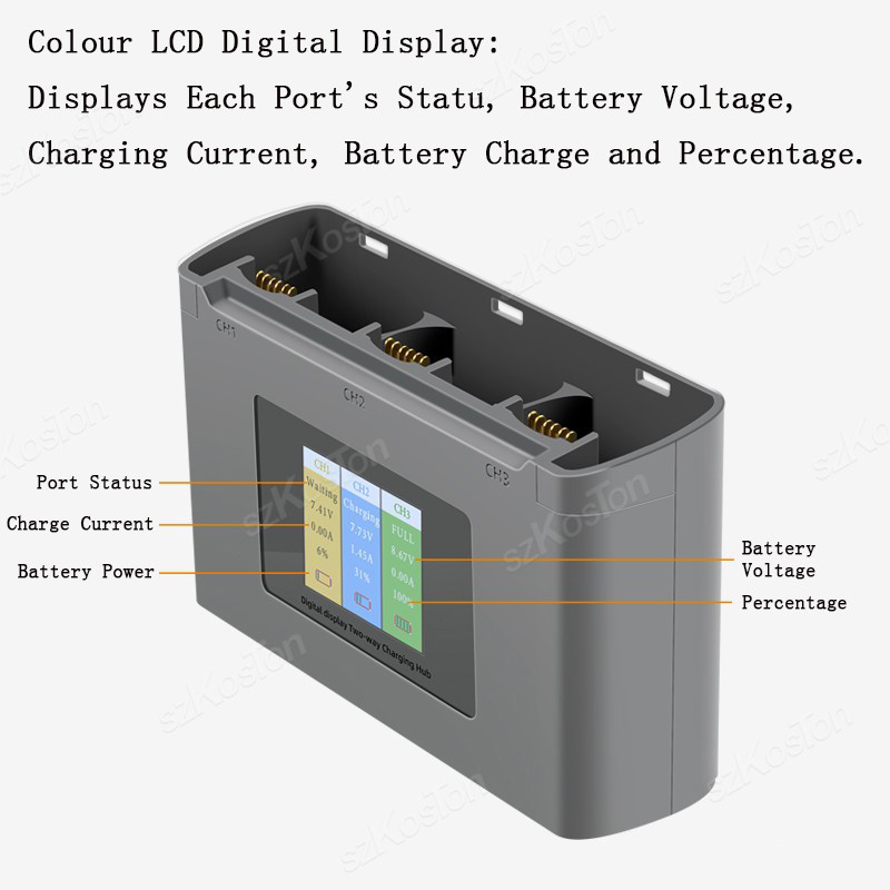 For DJI Mavic Mini 2/SE Mini 4 - огляд і ціна Drone Battery Balance Charger