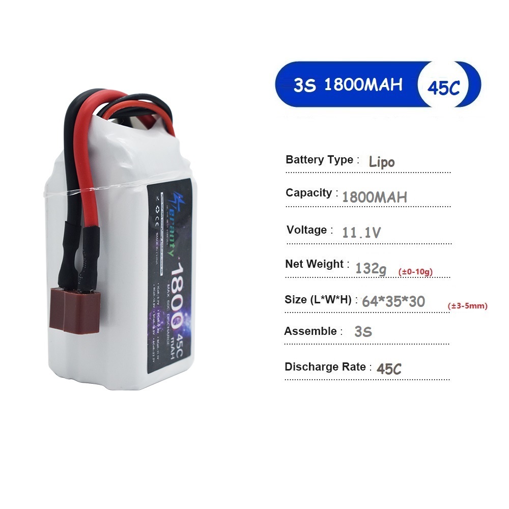 11.1V LiPo Battery 3S 1500mah  - огляд і ціна Drone Battery 3S
