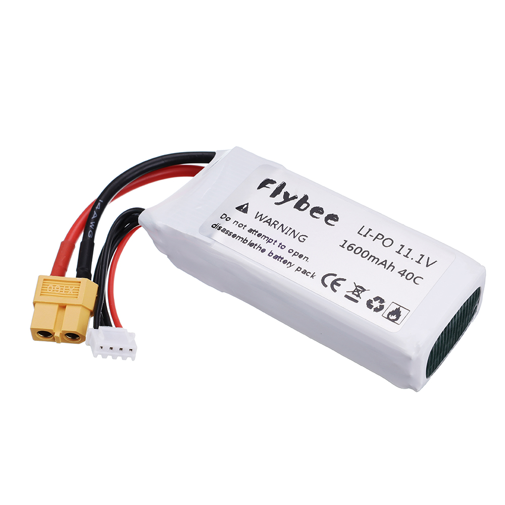 2pcs High Rate 40C 11.1V 1600m - огляд і ціна Drone Battery 3S