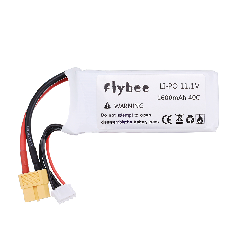 2pcs High Rate 40C 11.1V 1600m - огляд і ціна Drone Battery 3S